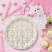Luxe patroon papieren bordje (Feest)