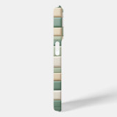 Luxe patroonhoes - Saliegroen & beige plaid Case-Mate iPhone Case (Achterkant / Rechts)