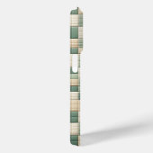 Luxe patroonhoes - Saliegroen & beige ruit Case-Mate iPhone Case (Achterkant / Rechts)