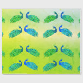 Luxe Peacock-printer Cadeaupapier (Vlak)