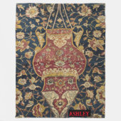 Luxe Perzisch geïnspireerde Sherpa-deken Fleece Deken (Voorkant)