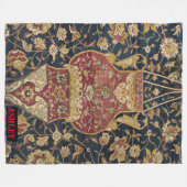 Luxe Perzisch geïnspireerde Sherpa-deken Fleece Deken (Voorkant (Horizontaal))