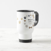 Luxe Pet Lover Travel Mug - Stille poten, luid Reisbeker (Voorkant rechts)