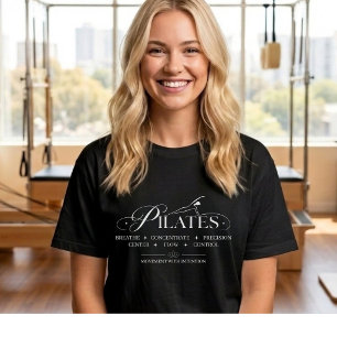 Luxe Pilates   De Kernprincipes Wit T-shirt