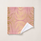 LUXE PINK GOLD ABSTRACTE BATHROOM TOWEL SET BAD HANDDOEK (Wasdoekje)