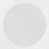 Luxe Pinstripe Aangepaste Label Sticker (Design 1)