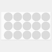 Luxe Pinstripe Aangepaste Label Sticker (Vel)