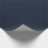 Luxe Plain Navy Cadeaupapier (Hoek)