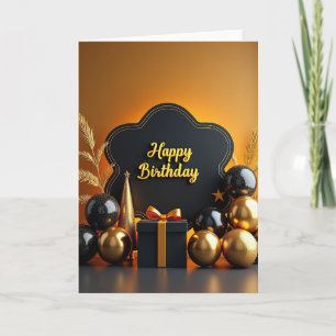Luxe Plaquette Verjaardagskaart Kaart