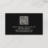 Luxe Platina Design Shimmering Cool Kaart Visitekaartje (Achterkant)