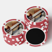 Luxe Poker Chip Design - Goud & Marmer (Opstapeling)