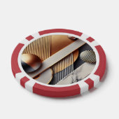 Luxe Poker Chip Design - Goud & Marmer (Enkel)