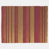 Luxe Populair Bourgogne Goud Linnen Collectie Fleece Deken (Voorkant (Horizontaal))