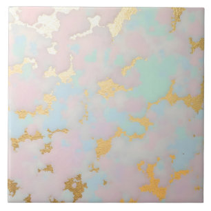 Luxe Populaire Blush Roze Mint Goud Collectie Tegeltje