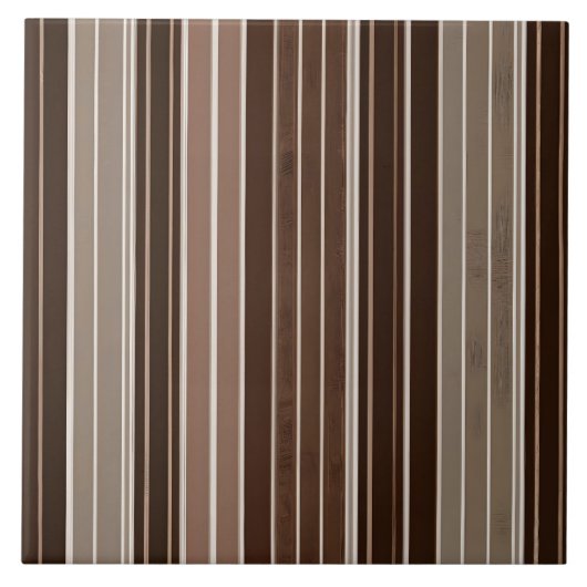 Luxe Populaire Bruin Wit Textuur Collectie Tegeltje (Voorkant)