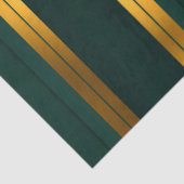 Luxe Populaire Groene Gouden Linnen Textuur Collec Tissuepapier (Detail)