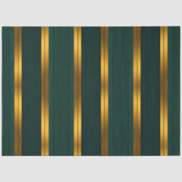 Luxe Populaire Groene Gouden Linnen Textuur Collec Tissuepapier