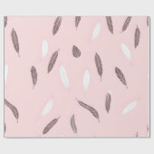Luxe Populaire Veren Boho Collectie Cadeaupapier (Vlak)