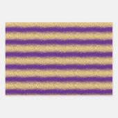 Luxe Popular Gift Paars Gold Glitter Inpakpapier Vel (Voorkant 3)