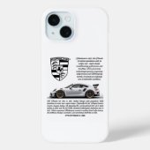 Luxe Porsche 911 iPhone Case – Stijlvol en stijlvo (Achterkant)