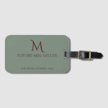 Luxe Porselein Witte Monogram Bruid