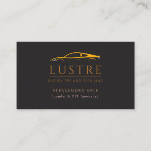 Luxe PPF- en autodetailing specialist Black Gold Visitekaartje