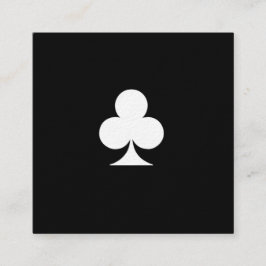 Luxe Premium Clubs Visitekaartje zwart