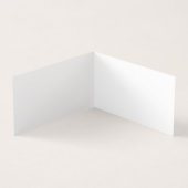 Luxe Premium Linen Black White Plain minimalist Visitekaartje (Binnen)