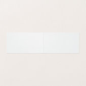 Luxe Premium Linen Black White Plain minimalist Visitekaartje (Binnenkant ongevouwen)