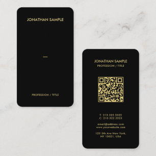 Luxe Premium Linnen Papier Goud Lettertype Tekst Q Visitekaartje