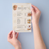 Luxe Prijslijst Flyer Schoonheidssalon | Nagels & (Hand)