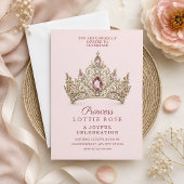 Luxe Prinses Verjaardag Kaart