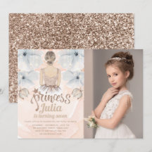 Luxe Prinses Verjaardagsfeestje Foto glitter