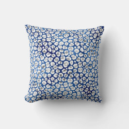 LUXE PRINT BLUE CUSHION KUSSEN