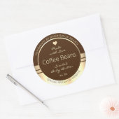 Luxe Product Verpakking Etiketten Donkerbruin & Go (Envelop)