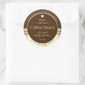 Luxe Product Verpakking Etiketten Donkerbruin & Go (Tas)