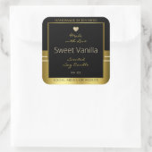 Luxe Product Verpakking Etiketten Zwart en Goud (Tas)