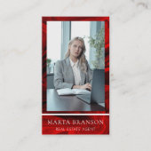 Luxe professioneel vastgoed visitekaartje (Voorkant)