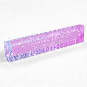 Luxe Professionele Glitter Sparkle Modern Naambordje