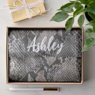 Luxe Python Slangenhuid Rijke Elegante Aangepaste Tissuepapier