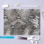 Luxe Python Slangenhuid Rijke Elegante Aangepaste Tissuepapier (Craft)