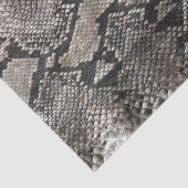 Luxe Python Slangenhuid Rijke Elegante Aangepaste Tissuepapier (Detail)