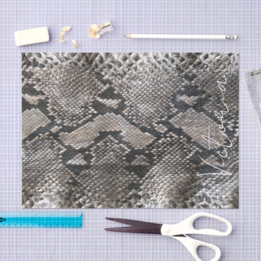 Luxe Python Slangenhuid Rijke Elegante Aangepaste Tissuepapier (Craft)