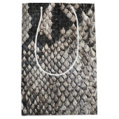 Luxe Python Slangenleer - Rijke Elegante Mode Medium Cadeauzakje (Voorkant)