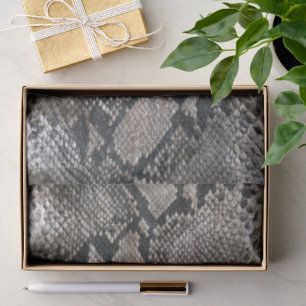 Luxe Python Snake Skin Rich Elegant Mode Tissuepapier