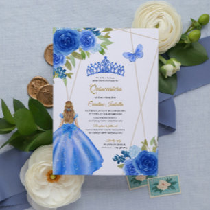 Luxe Quinceanera-Aangepast Quinceanera-ontwerp Kaart