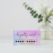 Luxe Rainbow Glitter Ombre Make-up 10 Klantenkaartje (Staand voorkant)