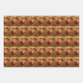 Luxe Ram Gold Wrapping Paper (Voorkant 3)