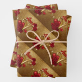 Luxe Ram Gold Wrapping Paper (In situ)