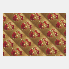 Luxe Ram Gold Wrapping Paper